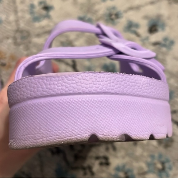MIA Lavender Flatform Slide Sandal Size 6 - Picture 7 of 16